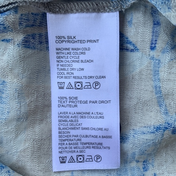 Tommy Bahama, L/G pre worn silk mens shirt - Picture 4 of 4